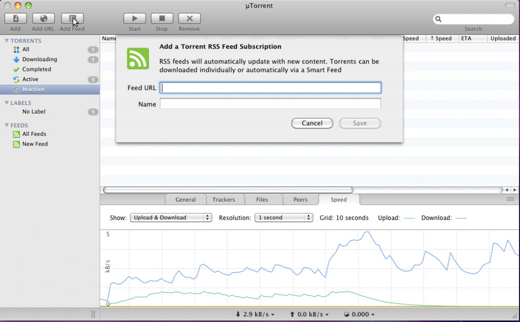 Скачать бесплатно программу uTorrent для Mac OS